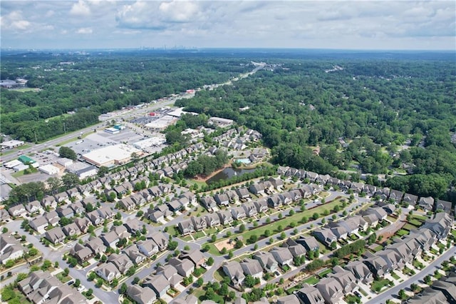 2013 White Cypress Ct, Smyrna, GA 30082 - aerial overview of property's location featuring a forest and nearby suburban area