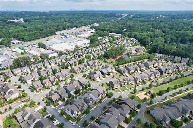 2013 White Cypress Ct, Smyrna, GA 30082 - aerial view of property's location with a forest and nearby suburban area