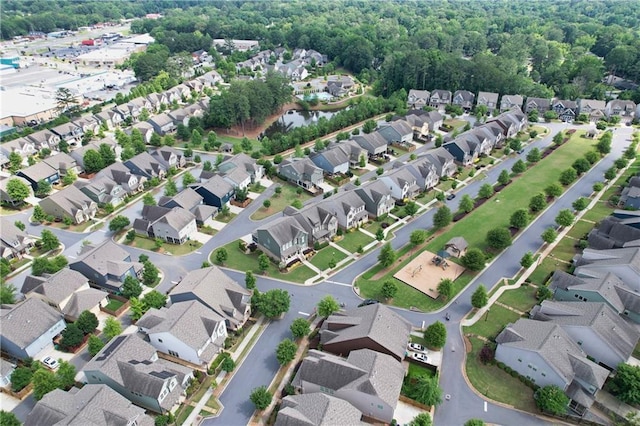 2013 White Cypress Ct, Smyrna, GA 30082 - aerial view of property and surrounding area with nearby suburban area