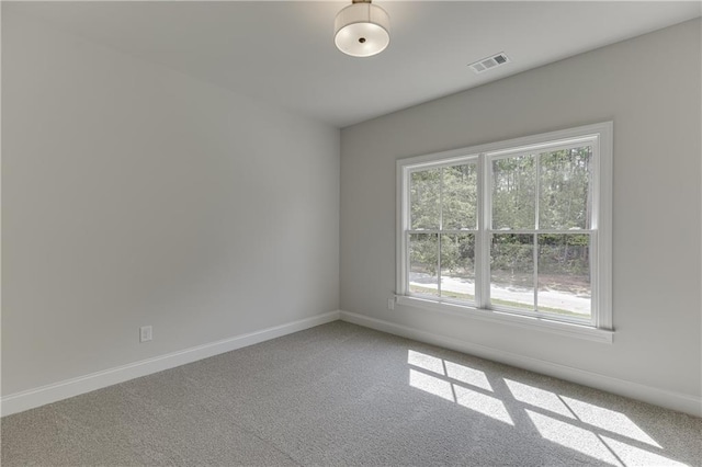 empty room featuring carpet floors