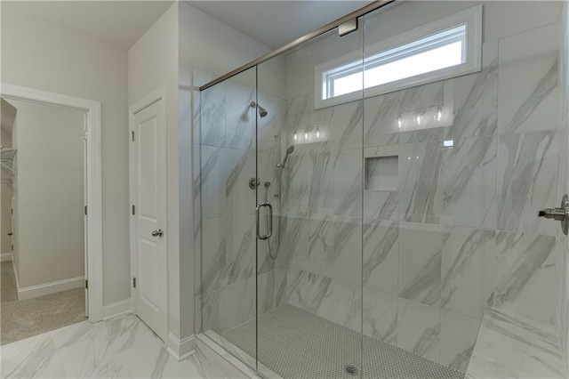 bathroom with walk in shower