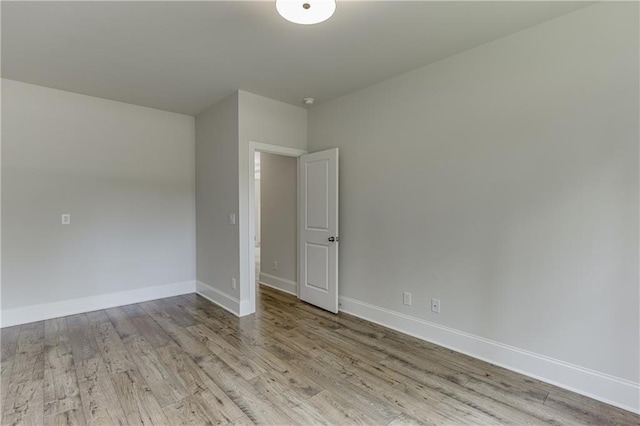 interior space with light hardwood / wood-style flooring