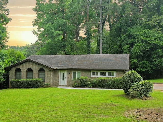 2821 NE Meadowlark Trl, Duluth, GA 30096 - single story home with brick siding, a lawn, and roof with shingles