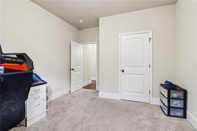 interior space with baseboards