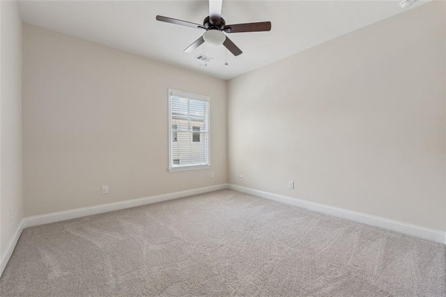 2040 Birchdale Dr, Milton, GA 30004 - spare room featuring baseboards, carpet, and a ceiling fan