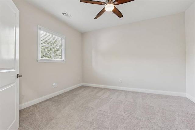 2040 Birchdale Dr, Milton, GA 30004 - unfurnished room with a ceiling fan, light colored carpet, and baseboards