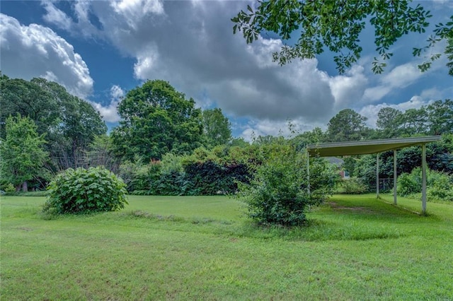 1830 Francis Rd SW, Conyers, GA 30094 - view of green lawn with a carport