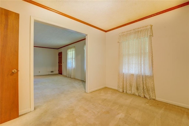 1830 Francis Rd SW, Conyers, GA 30094 - unfurnished room featuring crown molding, carpet, and a textured ceiling