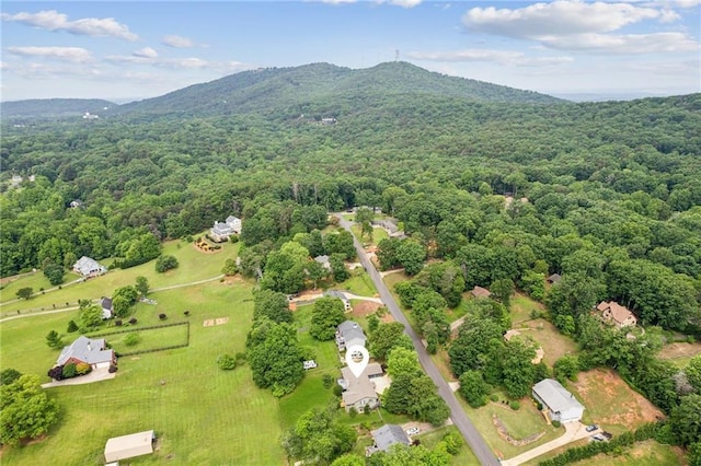 2055 Cactus Ln, Cumming, GA 30040 - drone / aerial view of a forest and a mountain backdrop