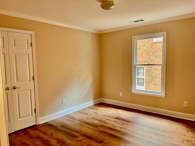 misc room with hardwood / wood-style floors