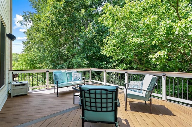 1215 Renaissance Ct SE, Mableton, GA 30126 - wooden deck featuring an outdoor living space