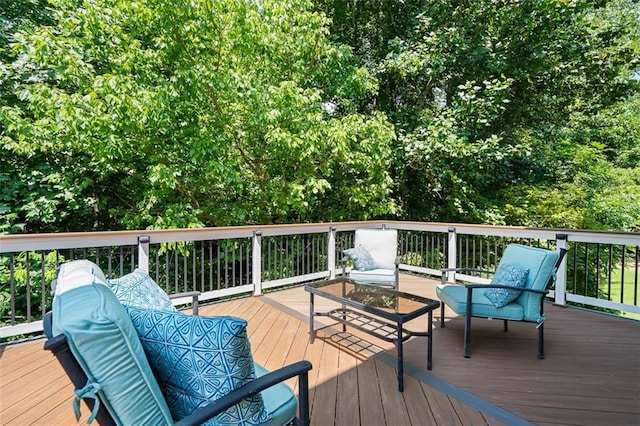 1215 Renaissance Ct SE, Mableton, GA 30126 - wooden deck featuring an outdoor living space