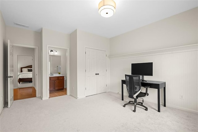 1215 Renaissance Ct SE, Mableton, GA 30126 - office area featuring light colored carpet and baseboards