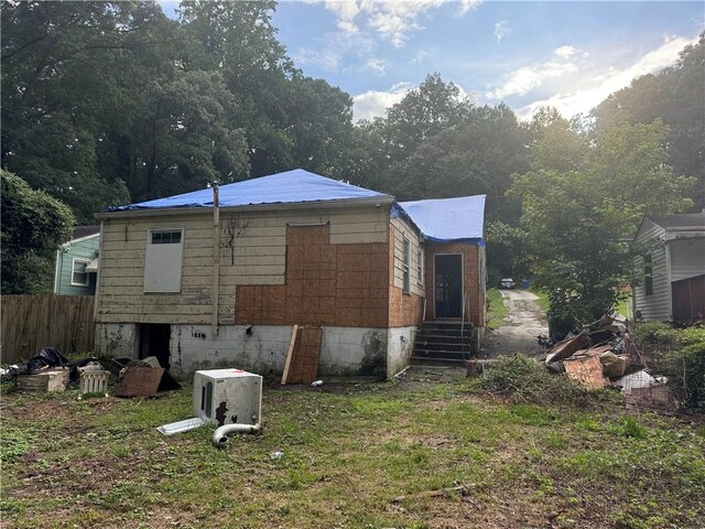 view of rear view of house