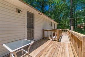 5365 Winding Ln, Suwanee, GA 30024 - view of wooden terrace