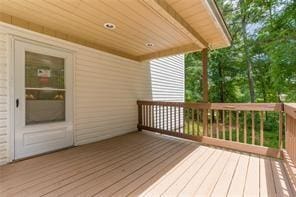 5365 Winding Ln, Suwanee, GA 30024 - view of wooden deck