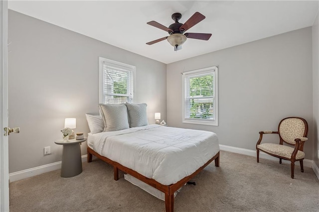183 Whitefoord Ave NE, Atlanta, GA 30307 - carpeted bedroom featuring baseboards and a ceiling fan