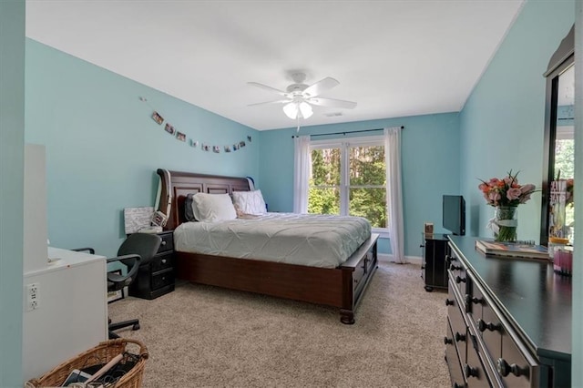 87 Washington Blvd, Dallas, GA 30132 - bedroom featuring multiple windows, light colored carpet, and a ceiling fan