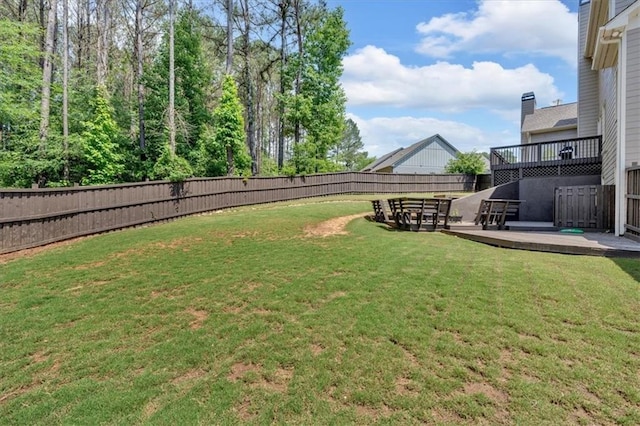 87 Washington Blvd, Dallas, GA 30132 - view of yard with a deck