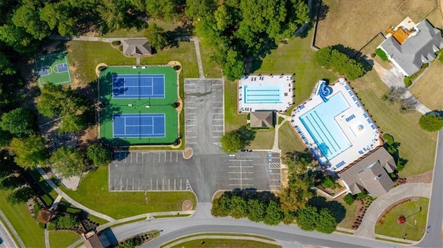 87 Washington Blvd, Dallas, GA 30132 - drone / aerial view of a pool area