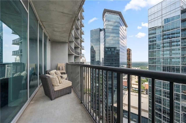 1080 Peachtree St NE Unit 2710, Atlanta, GA 30309 - balcony featuring a view of city