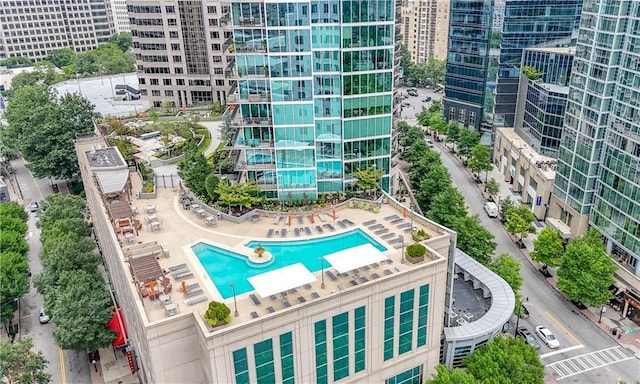 1080 Peachtree St NE Unit 2710, Atlanta, GA 30309 - view of urban area featuring a pool