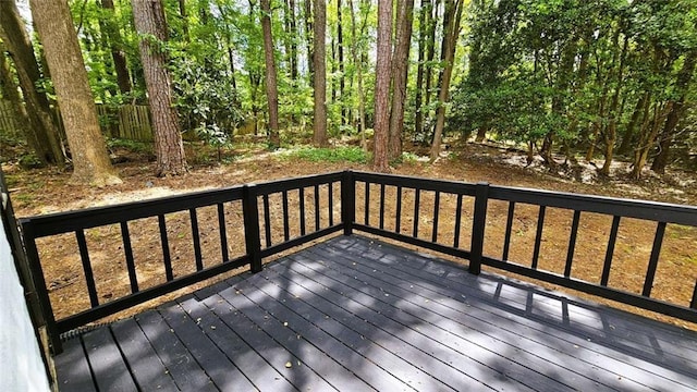 view of deck