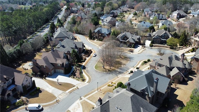 5352 Lacosta Ln, Alpharetta, GA 30022 - aerial view of property and surrounding area featuring nearby suburban area