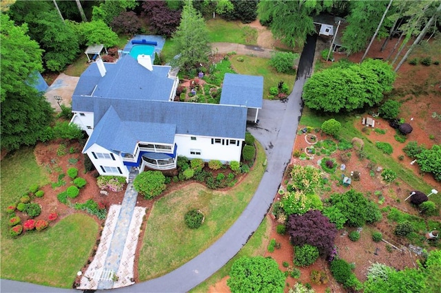 drone / aerial view