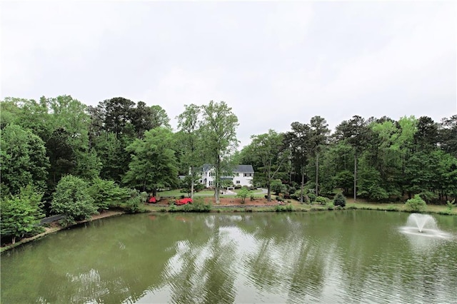view of water feature