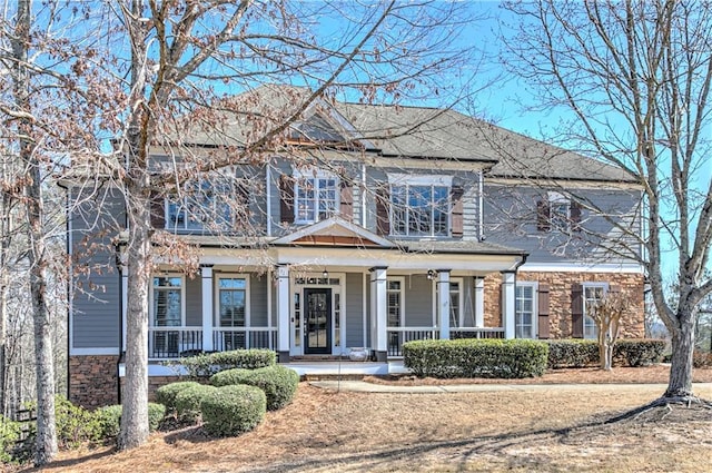 view of front of house with a porch