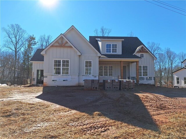 view of rear view of property