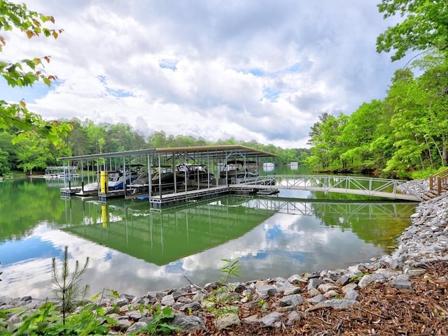 3730 Reserve Overlook Way, Cumming, GA 30041 - dock area with a water view