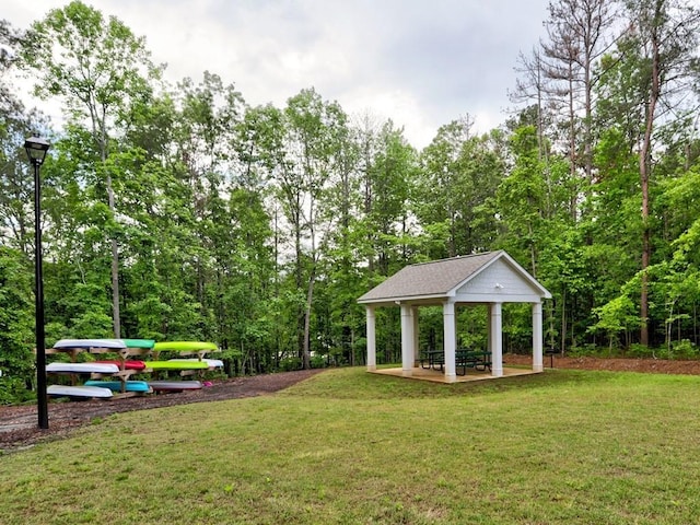 3730 Reserve Overlook Way, Cumming, GA 30041 - view of green lawn featuring a gazebo