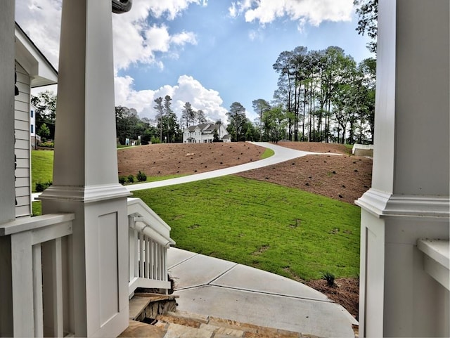 3730 Reserve Overlook Way, Cumming, GA 30041 - view of green lawn with covered porch