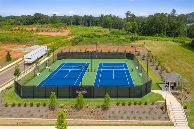 view of sport court