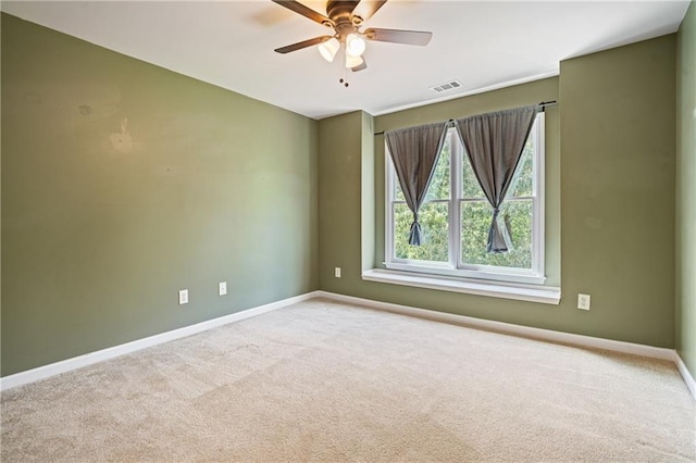1758 Rosehedge Way NW, Kennesaw, GA 30152 - spare room featuring carpet floors, baseboards, and ceiling fan