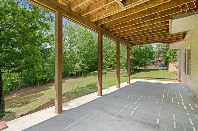 1758 Rosehedge Way NW, Kennesaw, GA 30152 - view of patio featuring view of scattered trees