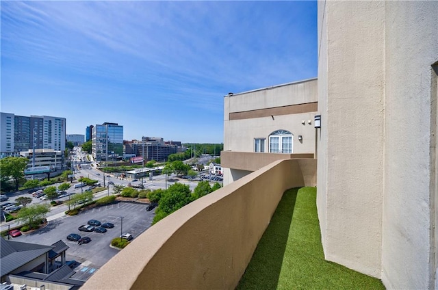2161 Peachtree Rd NE Unit 907, Atlanta, GA 30309 - balcony with a city view