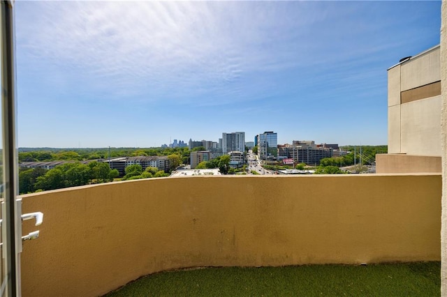 2161 Peachtree Rd NE Unit 907, Atlanta, GA 30309 - balcony with a city view