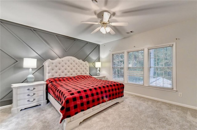 3565 Hickory Branch Trl, Suwanee, GA 30024 - carpeted bedroom featuring baseboards and ceiling fan