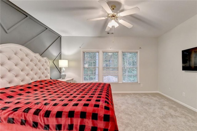 3565 Hickory Branch Trl, Suwanee, GA 30024 - carpeted bedroom featuring baseboards and a ceiling fan