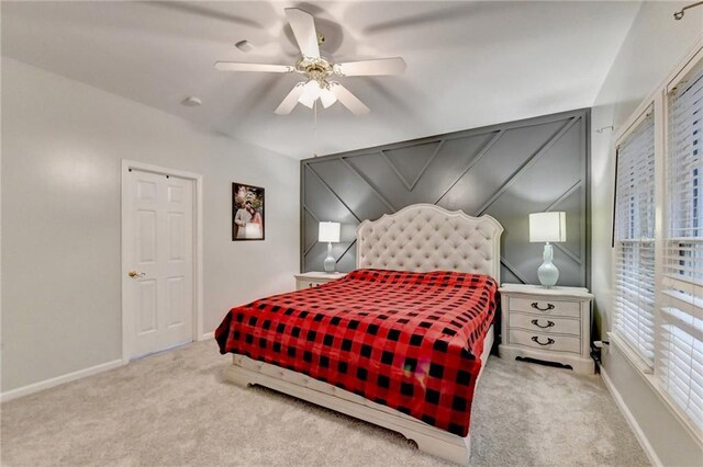 3565 Hickory Branch Trl, Suwanee, GA 30024 - carpeted bedroom featuring baseboards and a ceiling fan