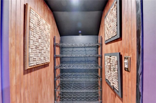 3565 Hickory Branch Trl, Suwanee, GA 30024 - stairway featuring wood walls