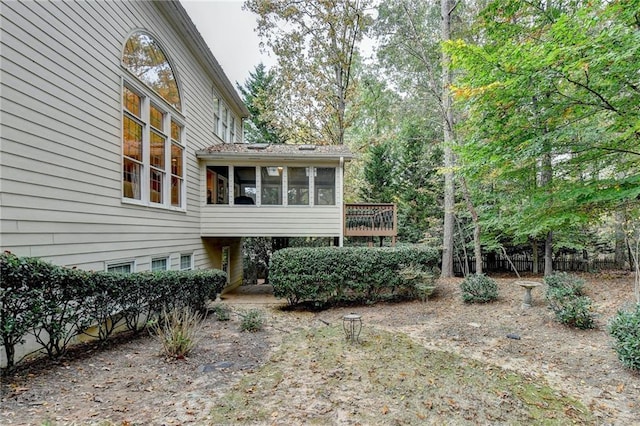 3565 Hickory Branch Trl, Suwanee, GA 30024 - view of home's exterior with a sunroom