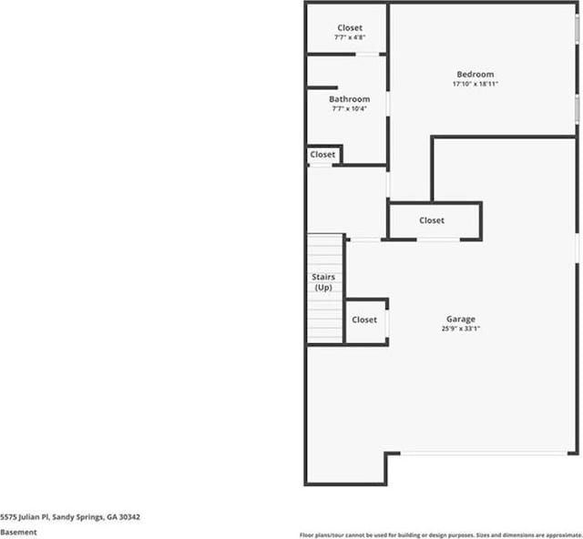 5575 Julian Pl, Atlanta, GA 30342 - view of home floor plan