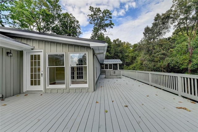 view of deck