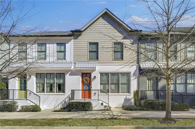 multi unit property with brick siding
