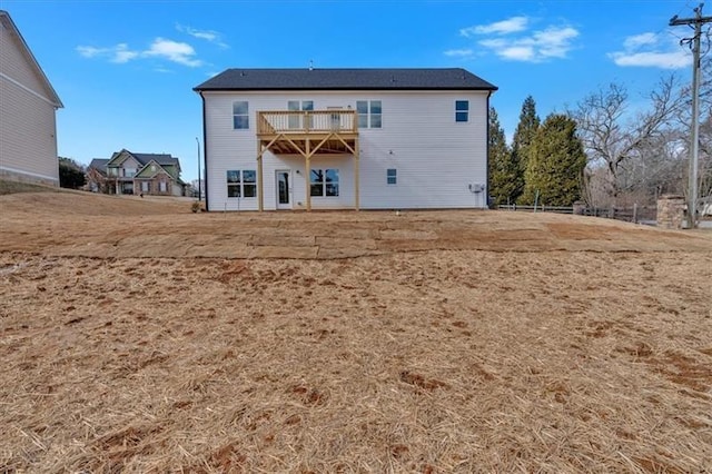 19 Bridgemill Dr, Douglasville, GA 30134 - rear view of property with a deck