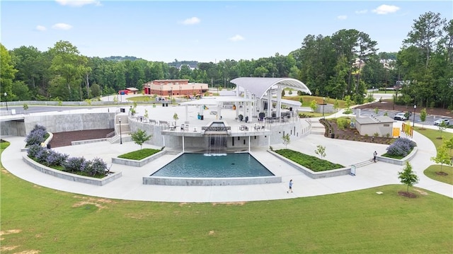 4130 Stonecypher Rd, Suwanee, GA 30024 - rear view of house with a lawn